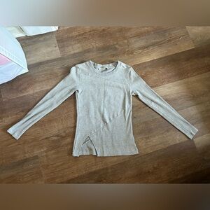 All Saints Top Gia La Tee, woman size 6, grey